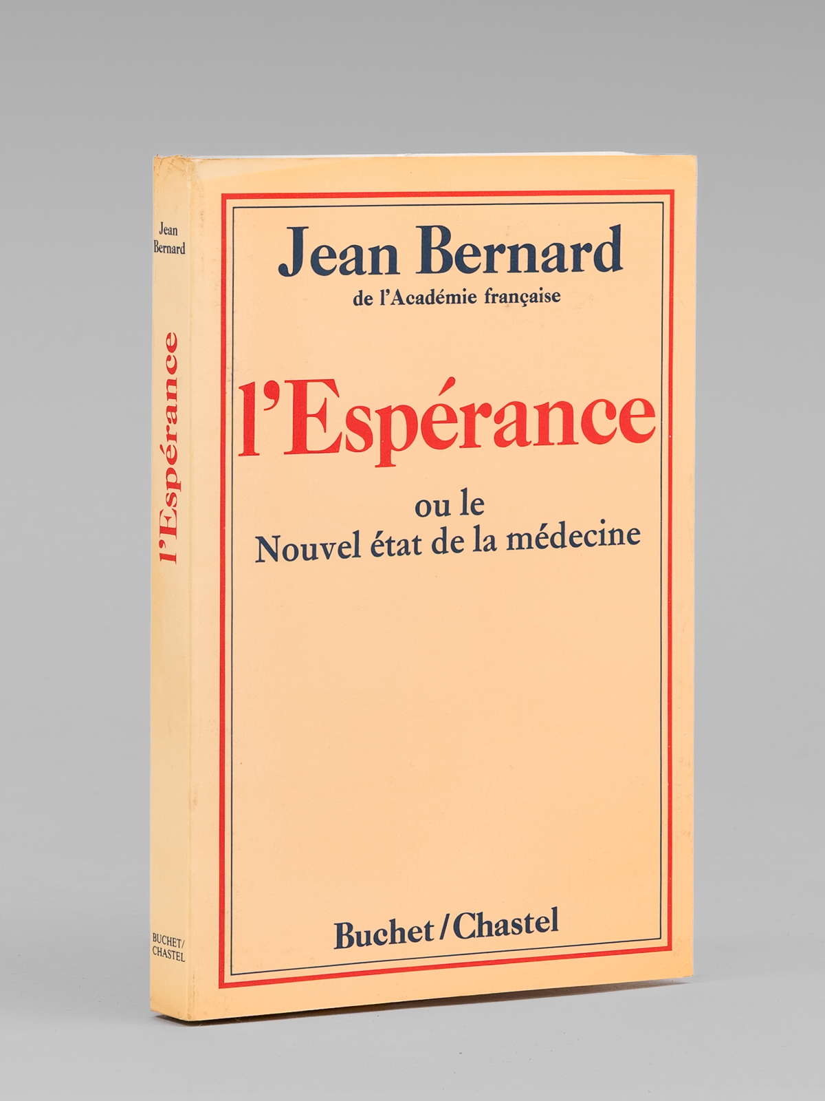photo n&deg;10 : L'Esp&eacute;rance ou le Nouvel &eacute;tat de la m&eacute;decine [ Livre sign&eacute; par l'auteur - Envoi &agrave; Maurice Druon ]
