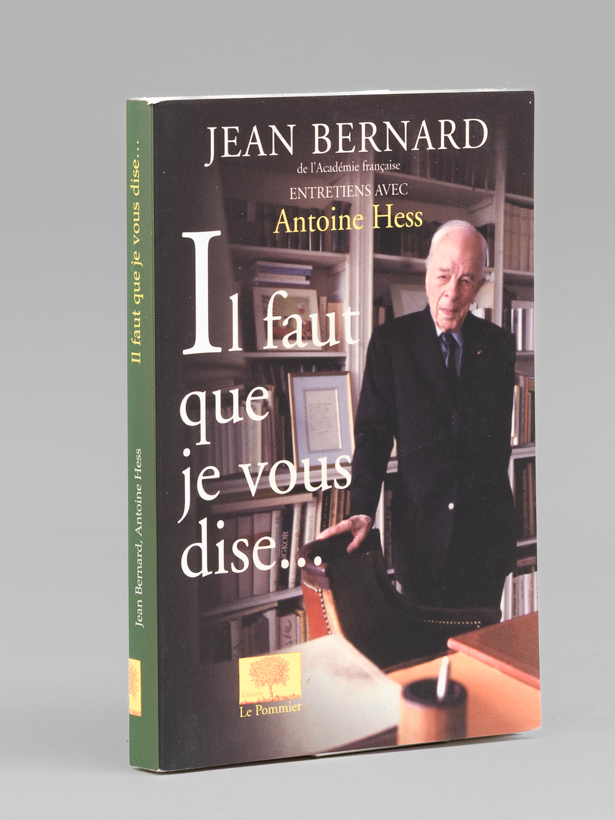 photo n°8 : Il faut que je vous dise. Entretiens avec Antoine Hess [ Livre signé par l'auteur - Envoi à Maurice Druon ]
