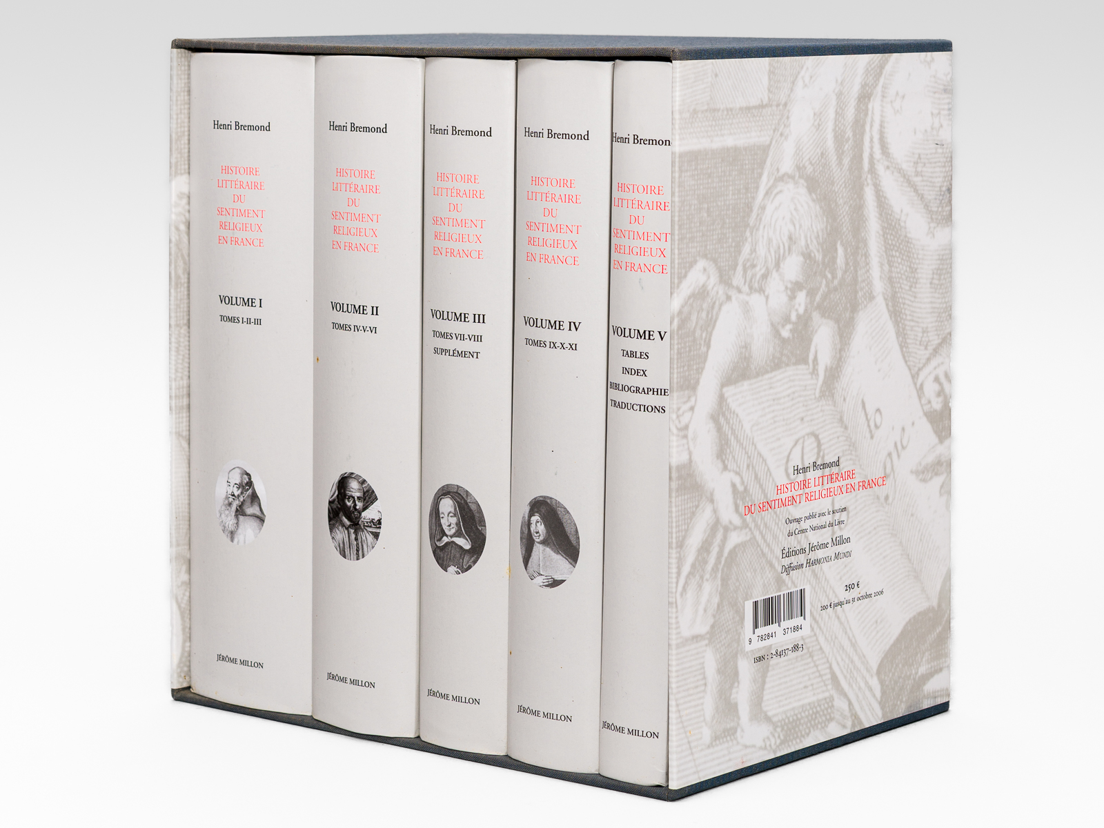 photo n°9 : Histoire littéraire du sentiment religieux en France depuis la fin des Guerres de Religion jusqu'à nos jours (5 Volumes sous coffret - Complet)