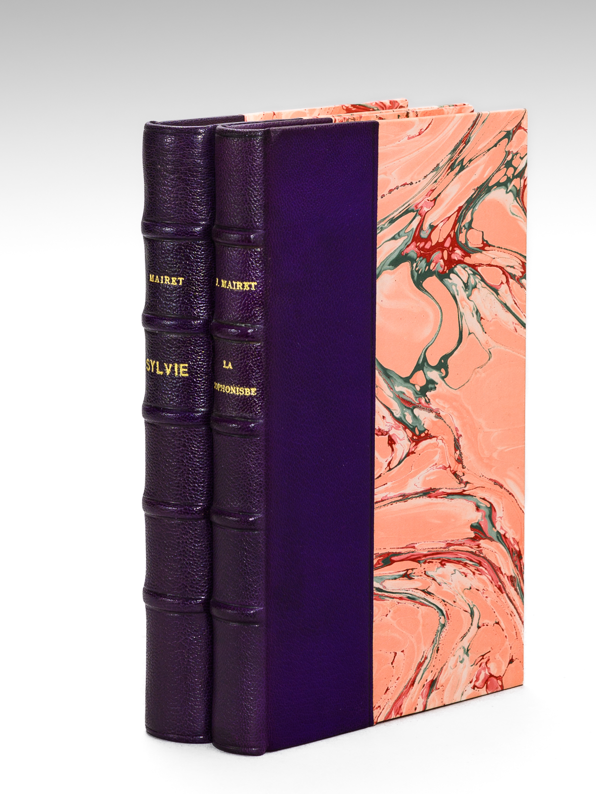 photo n°12 : (Lot de 2 livres dans reliures assorties) La Sophonisbe ; Sylvie, tragicomédie pastorale