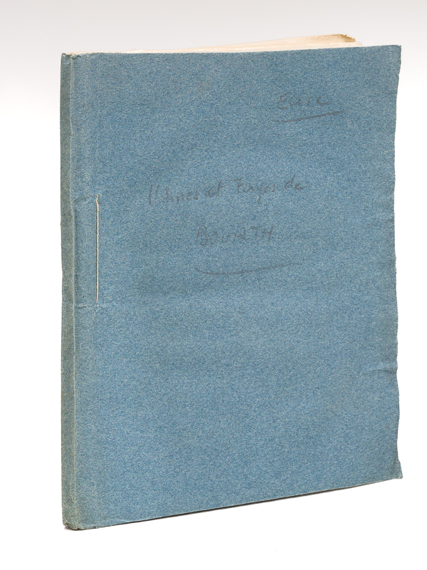 photo n°9 : Mémoire des Usines et Grosses Forges de Bourth [ Edition originale ] 'M. Tanneguy Le Veneur a commencé le procès : c'est l'histoire du mal que peuvent occasionner l'insouciance et la foiblesse dans un homme riche, lorsque le mêm