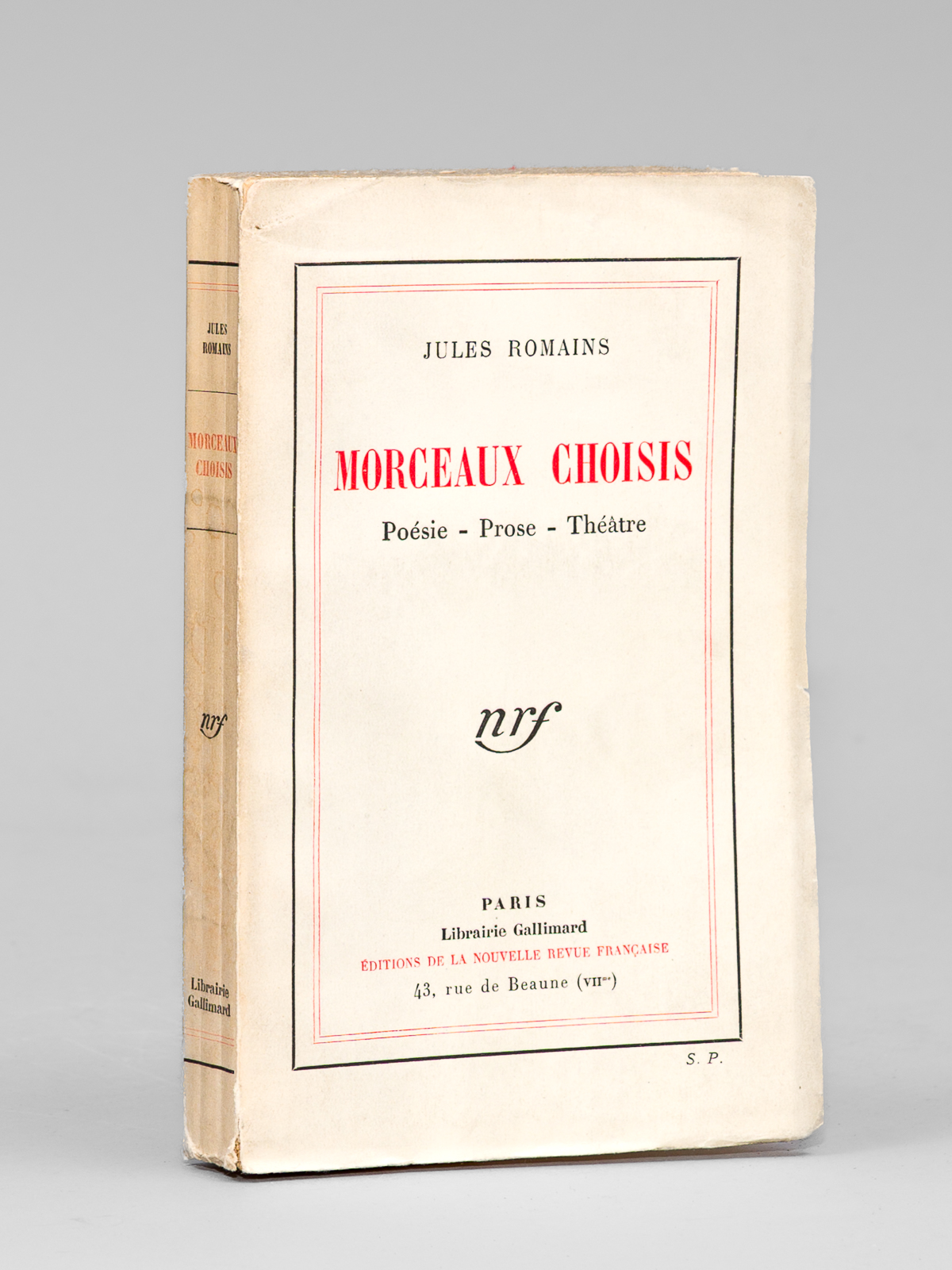 photo n°9 : Morceaux choisis. Poésie - Prose - Théâtre [ Livre dédicacé par l'auteur ]