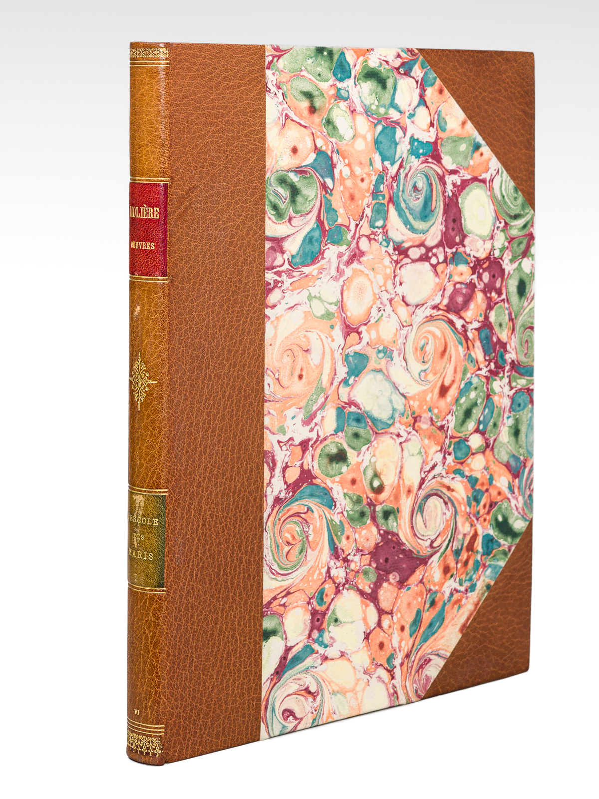 photo n°20 : Oeuvres de Molière. Tome VI : L'Escole des maris [ Exemplaire sur papier du Japon - L'Ecole des Maris ]