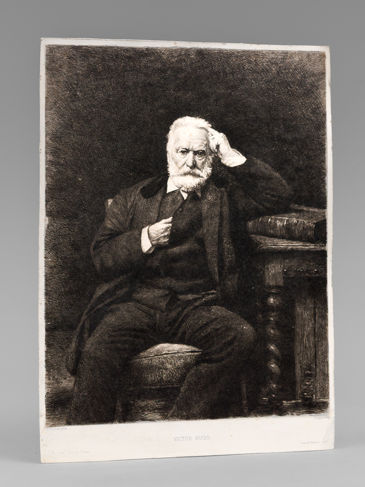 photo n°5 : Victor Hugo [ Eau-forte sur papier de chine monté ]