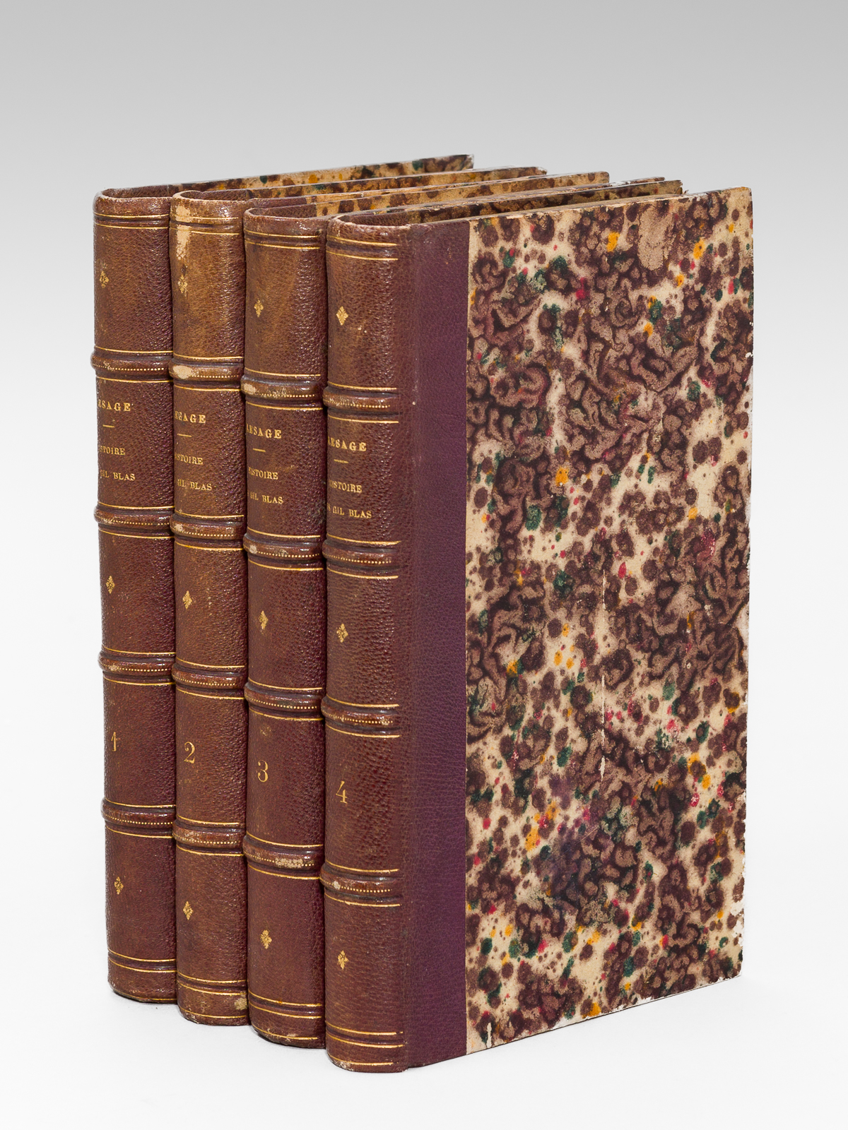 photo n°13 : Histoire de Gil Blas de Santillane (4 Tomes - Complet) [ Avec 100 planches hors texte ]