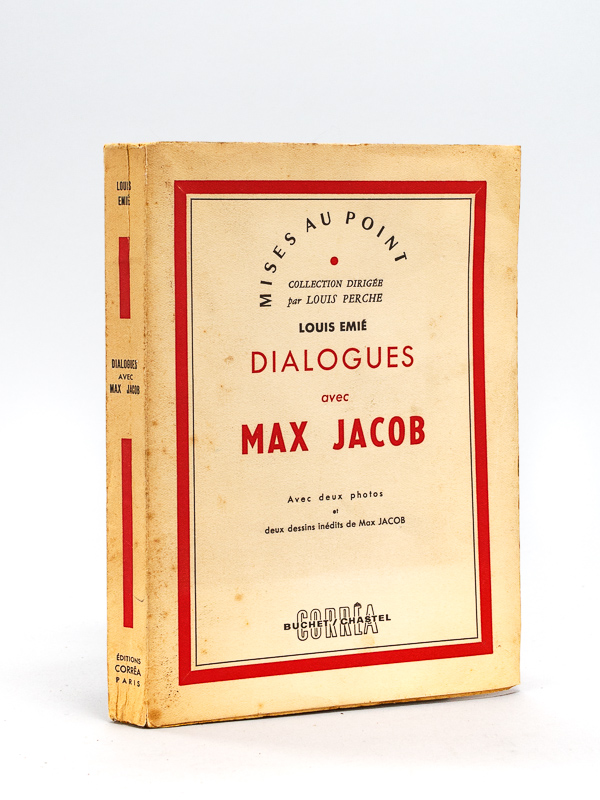 photo n°11 : Dialogues avec Max Jacob [ Livre dédicacé par Louis Emié - Avec une L.A.S. de l'auteur et une photo dédicacée de l'auteur, avec Minou Drouet et Jean-Louis Simian ]