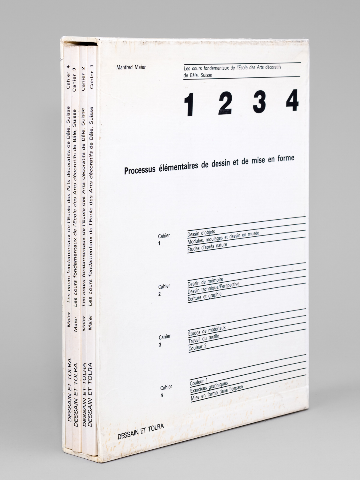 photo n°9 : Cours fondamentaux de l'école des Arts décoratifs de Bâle, Suisse [ 4 tomes sous coffret, complet ]