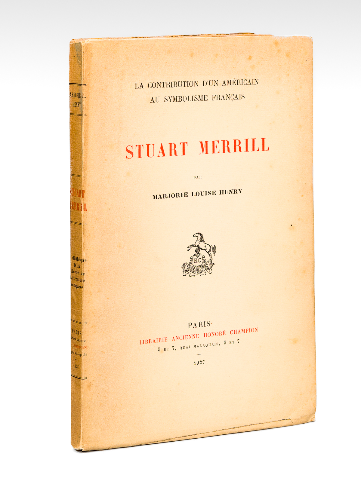 photo n°10 : Stuart Merrill - La contribution d'un américain au symbolisme français