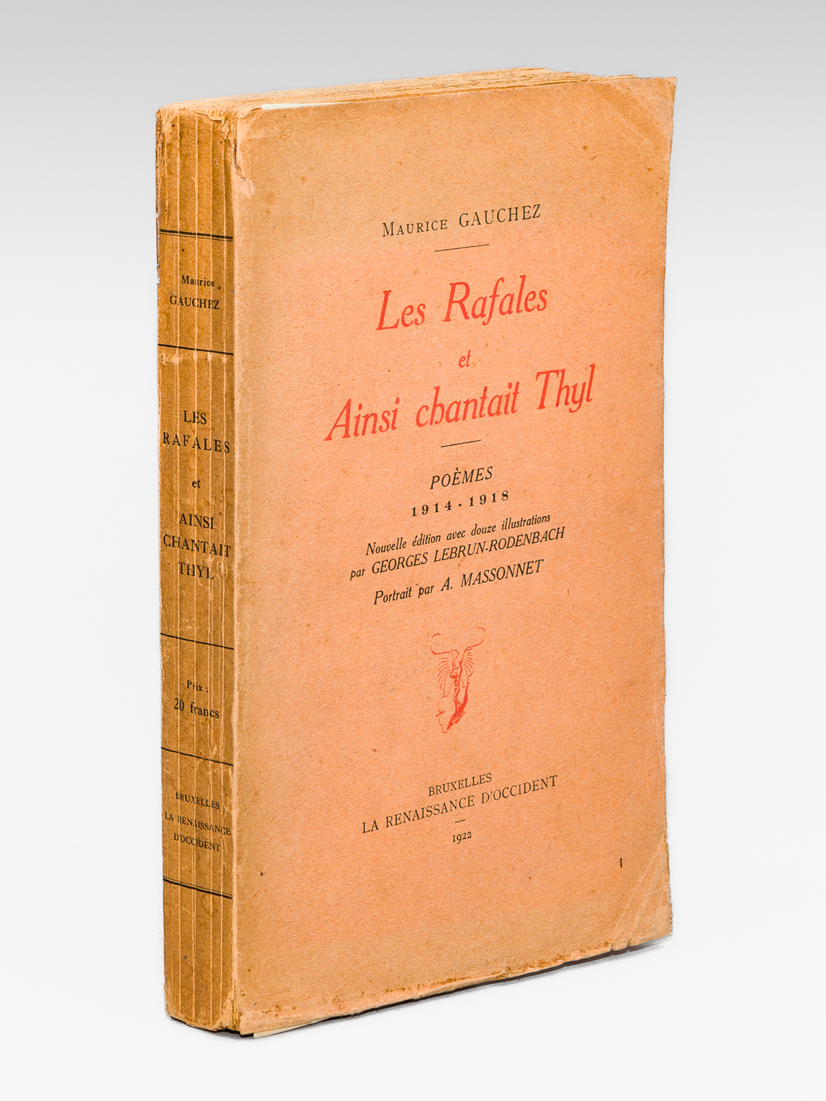 photo n°11 : Les Rafales et Ainsi chantait Thyl. Poèmes 1914-1918 [ Livre dédicacé par l'auteur - Avec 1 L.A.S. et une carte autographe signée ]
