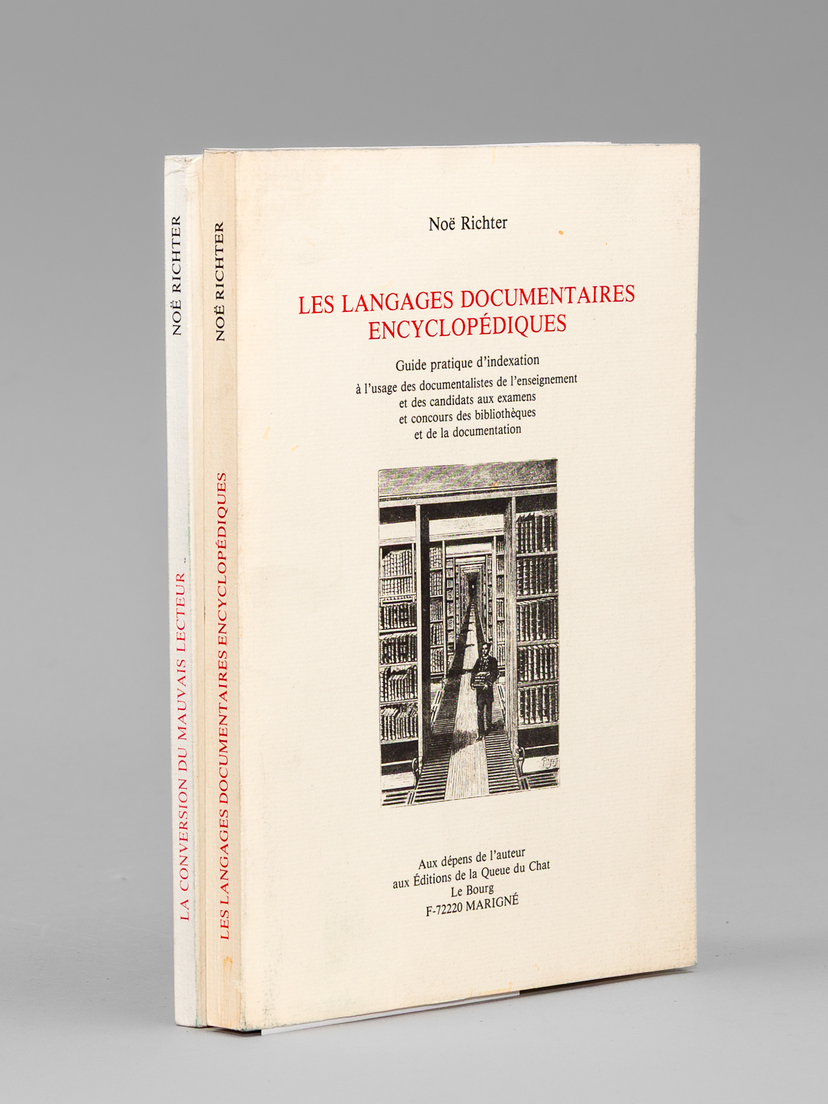 photo n°9 : [ Lot de deux livres dédicacés par l'auteur ] La Conversion du Mauvais lecteur  la naissance de la lecture publique ; Les langages documentaires encyclopédiques. Guide pratique d'indexation à l'usage des documentalistes des l'e