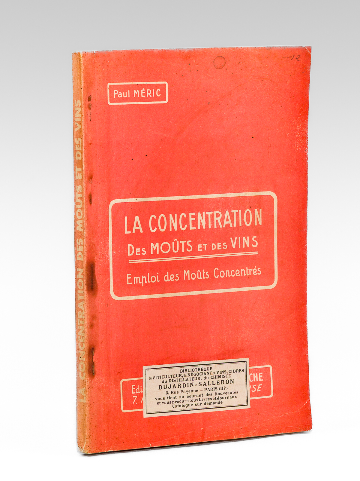 photo n°11 : La concentration des moûts et des vins - Emploi des Moût Concentrés