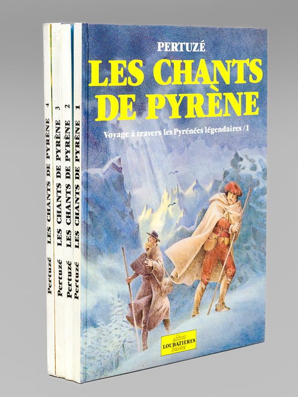 photo n°12 : Les Chants de Pyrène. Voyage à travers les Pyrénées légendaires (4 Tomes - Complet) [ Edition originale - Chacun des 4 tomes enrichi d'un beau dessin original de l'artiste ]