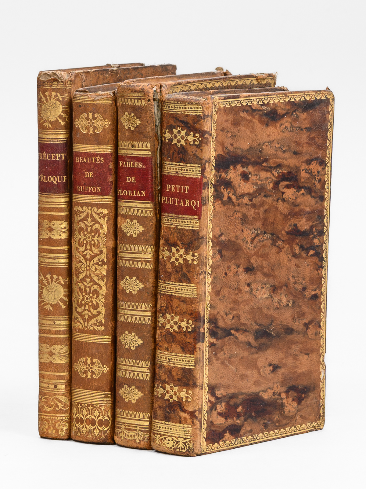 photo n&deg;12 : [ Lot de 4 ouvrages de prix scolaire re&ccedil;us par le peintre et &eacute;crivain Eug&egrave;ne Fromentin : ] Fables de Florian - Beaut&eacute;s de Buffon, ou Choix de ses passages les plus remarquables, sous le rapport de la pens&eacute;e et du style -