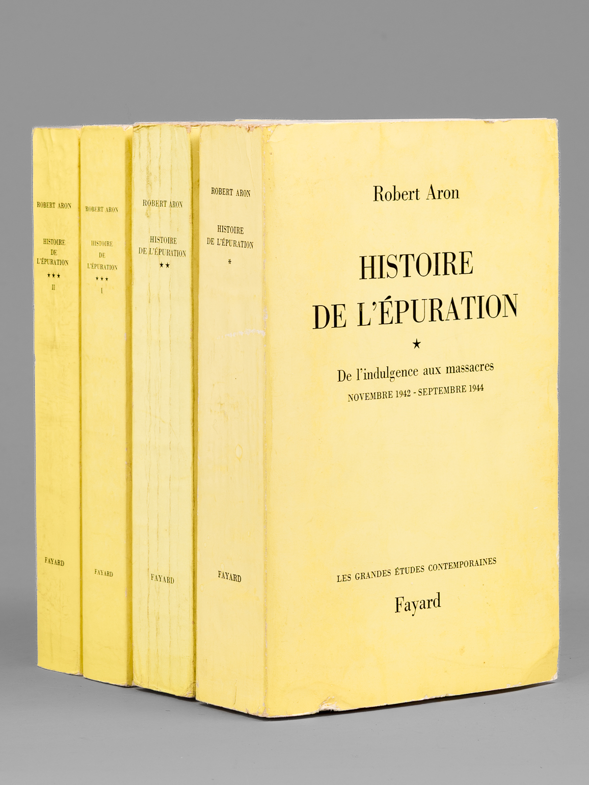 photo n°10 : Histoire de l'épuration (3 Tomes en 4 volumes - Complet) [Exemplaire dédicacé par l'auteur à Maurice Druon ] : Tome 1 : De l'indulgence aux massacres, Novembre 1942 - Septembre 1944 ; Tome 2 : Des prisons clandestines aux tribu