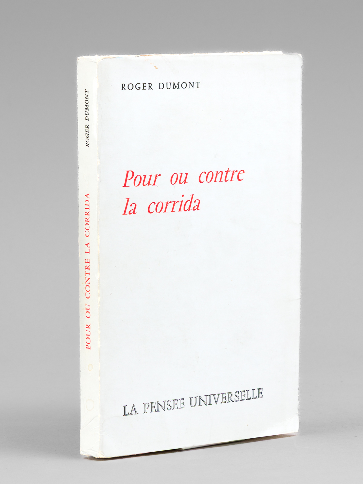 photo n°7 : Pour ou contre la Corrida [ Edition originale - Livre dédicacé par l'auteur ]