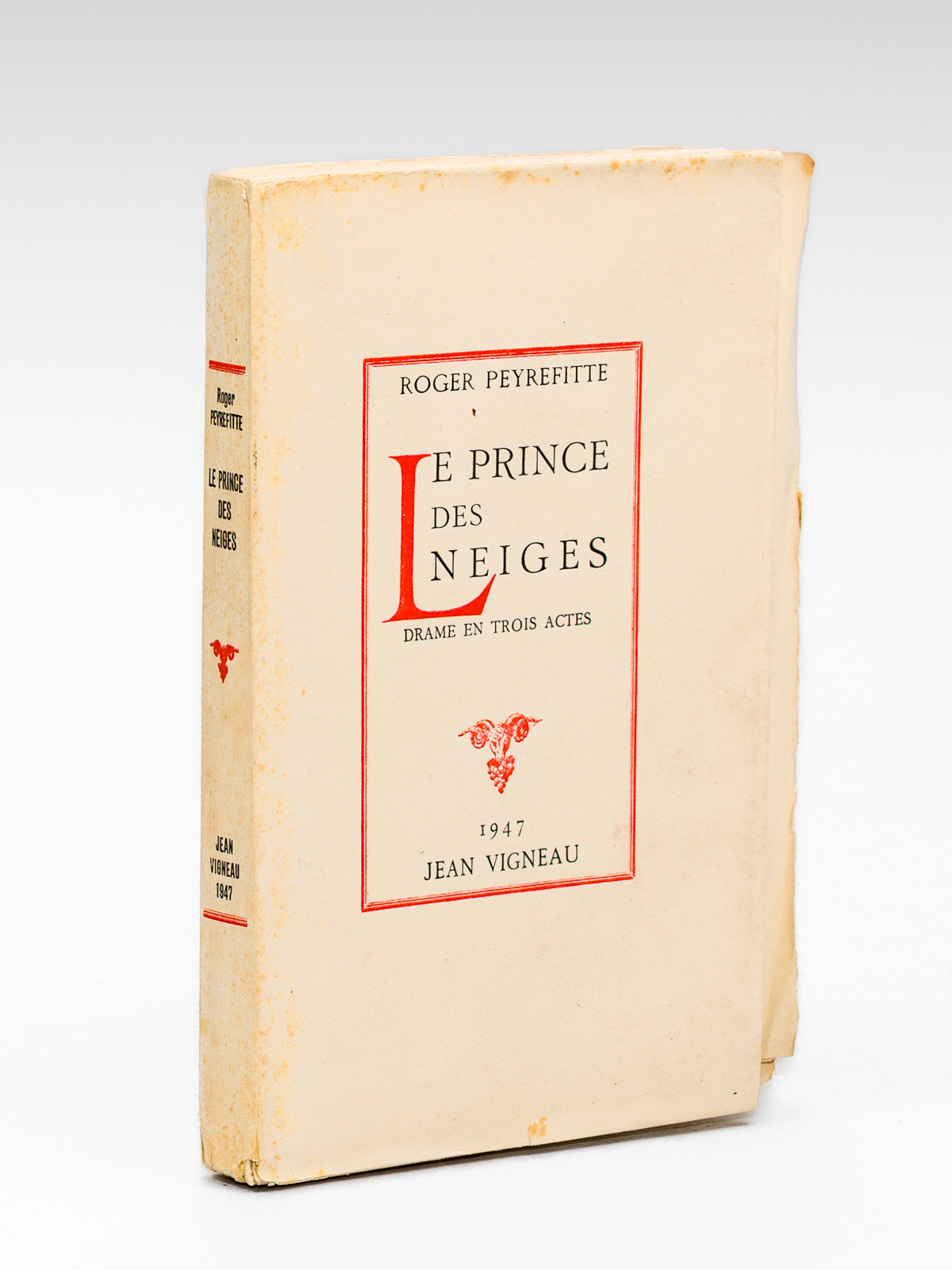 photo n°8 : Le Prince des Neiges - drame en trois actes [ édition originale, exemplaire numéroté sur grand papier ]