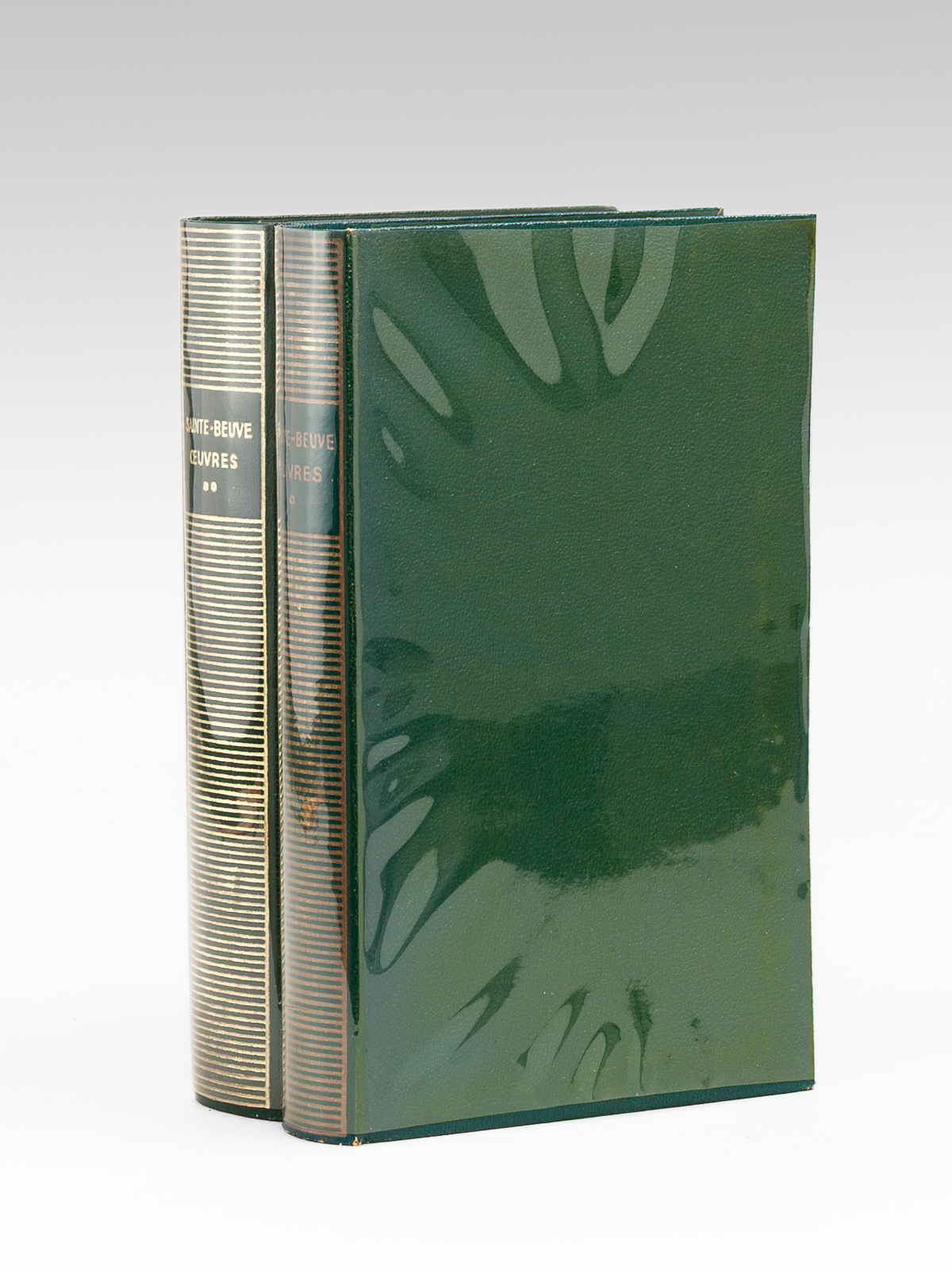 photo n°8 : Oeuvres ( 2 tomes, complet ) : I. Premiers Lundis. Débuts des Portraits littéraires ; II Fin des Portraits littéraires. Portraits de femmes. - Textes présenté et annoté par Maxime Leroy