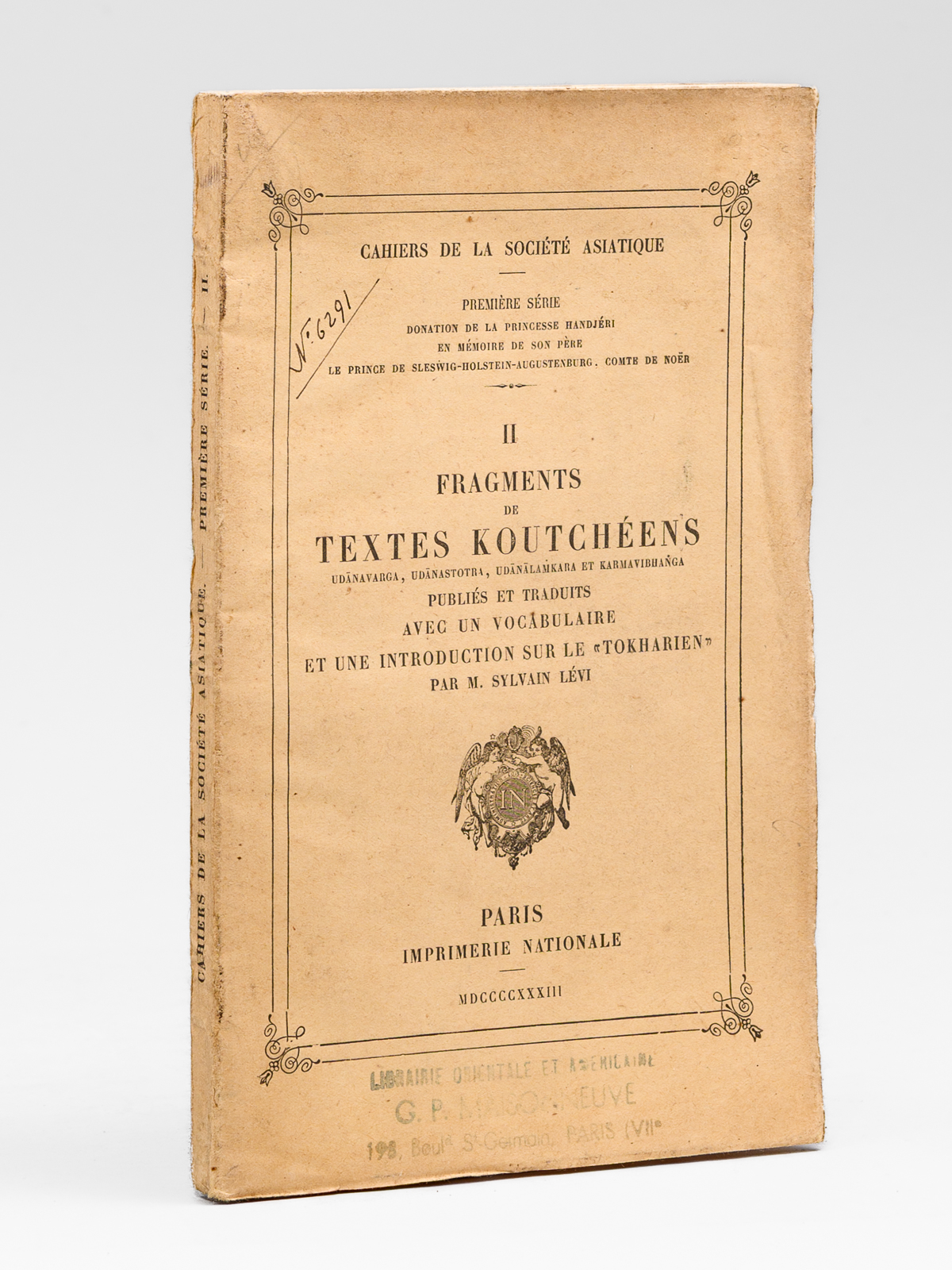 photo n&deg;9 : Fragments de textes koutch&eacute;ens. Udanavarga, Udanastotra, Udanalankara et Karmavibhanga