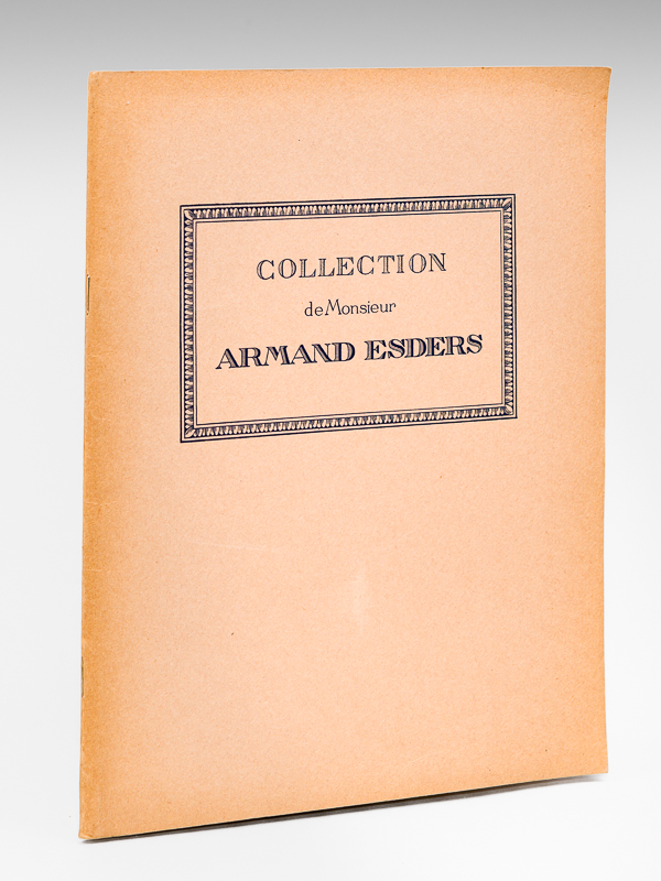 photo n°8 : Deuxième vente de la collection de M. Armand Esders. Catalogue des Objets d'Extrême-Orient Céramique de la Chine et du Japon Paravent en laque de Coromandel Jades - Agates - Quartz rose et Cristal de roche - Ivoires du Japon, etc... [