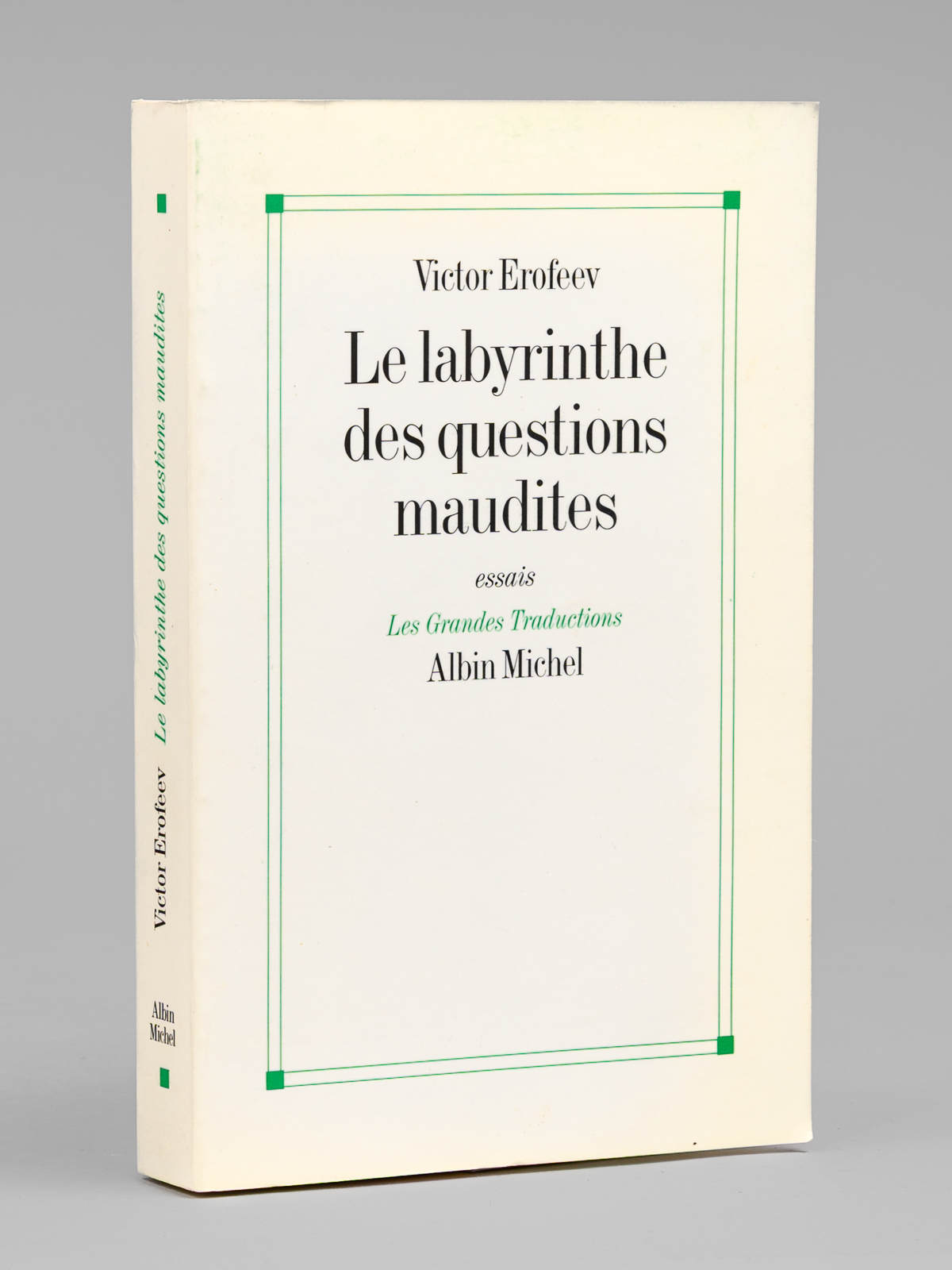 photo n&deg;9 : Le labyrinthe des questions maudites. Essais [ Livre d&eacute;dicac&eacute; par l'auteur &agrave; Maurice Druon ]