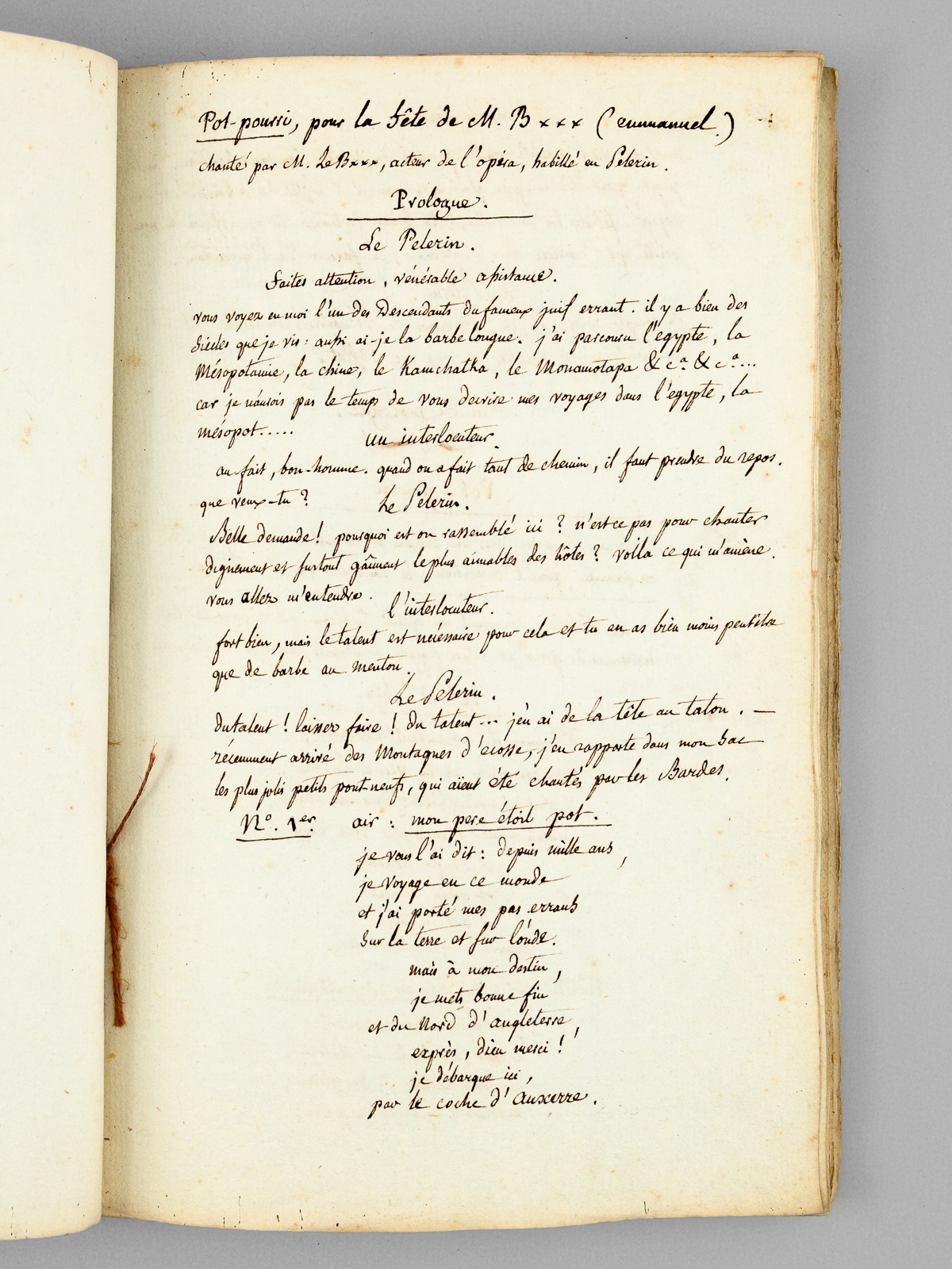 photo n&deg;12 : Manuscrit anonyme : Recueil de traduction, d'&eacute;pigrammes, de po&egrave;mes et de texte divers [ Contient notamment : ] Fragment traduit du 1er chant du Po&euml;me des Jardins du p&egrave;re Rapin ; Imitation de la XV El&eacute;gie d'Ovide, lib. 1 ;